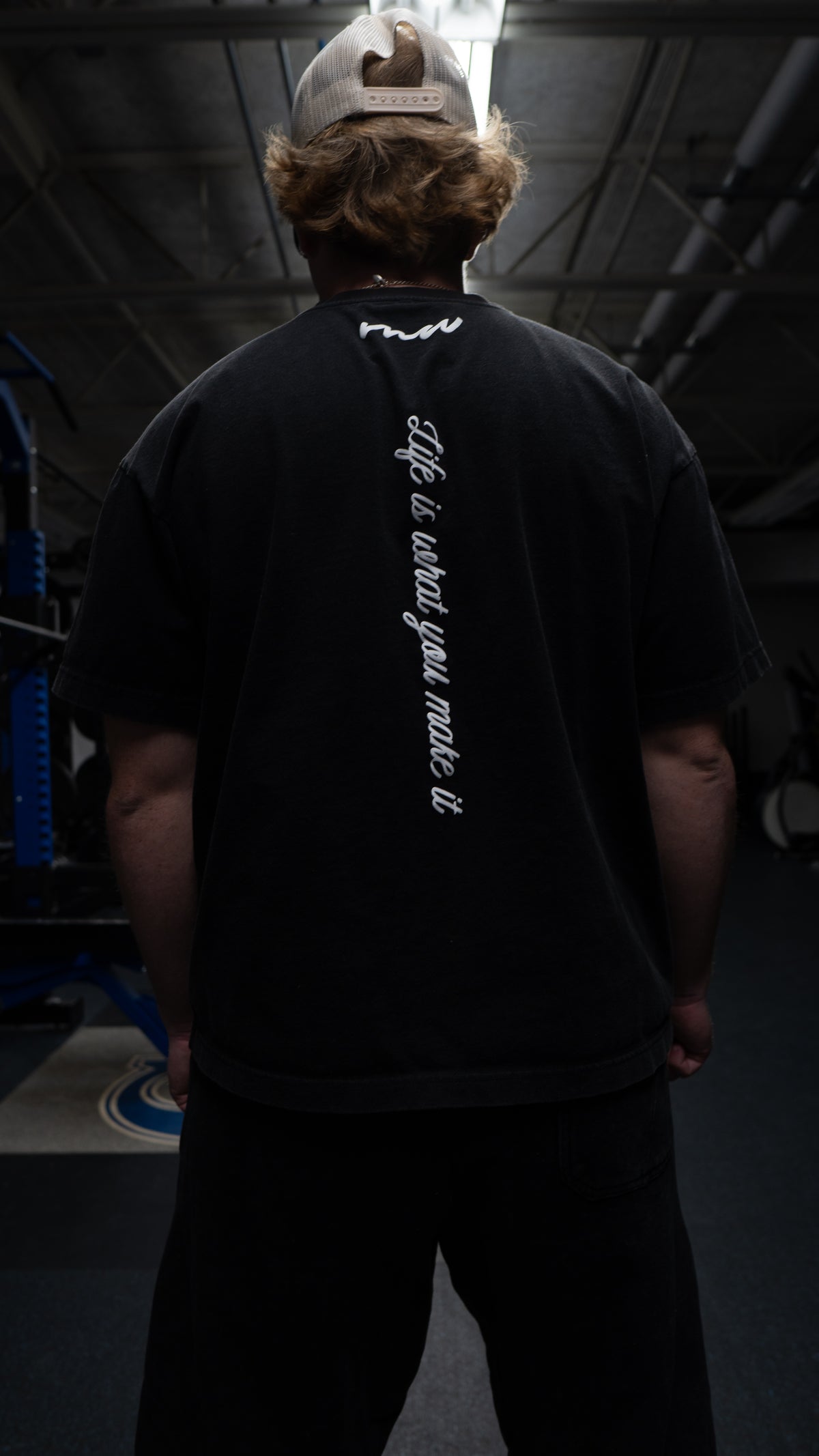 "Life is what you make it" Black wash T-Shirt